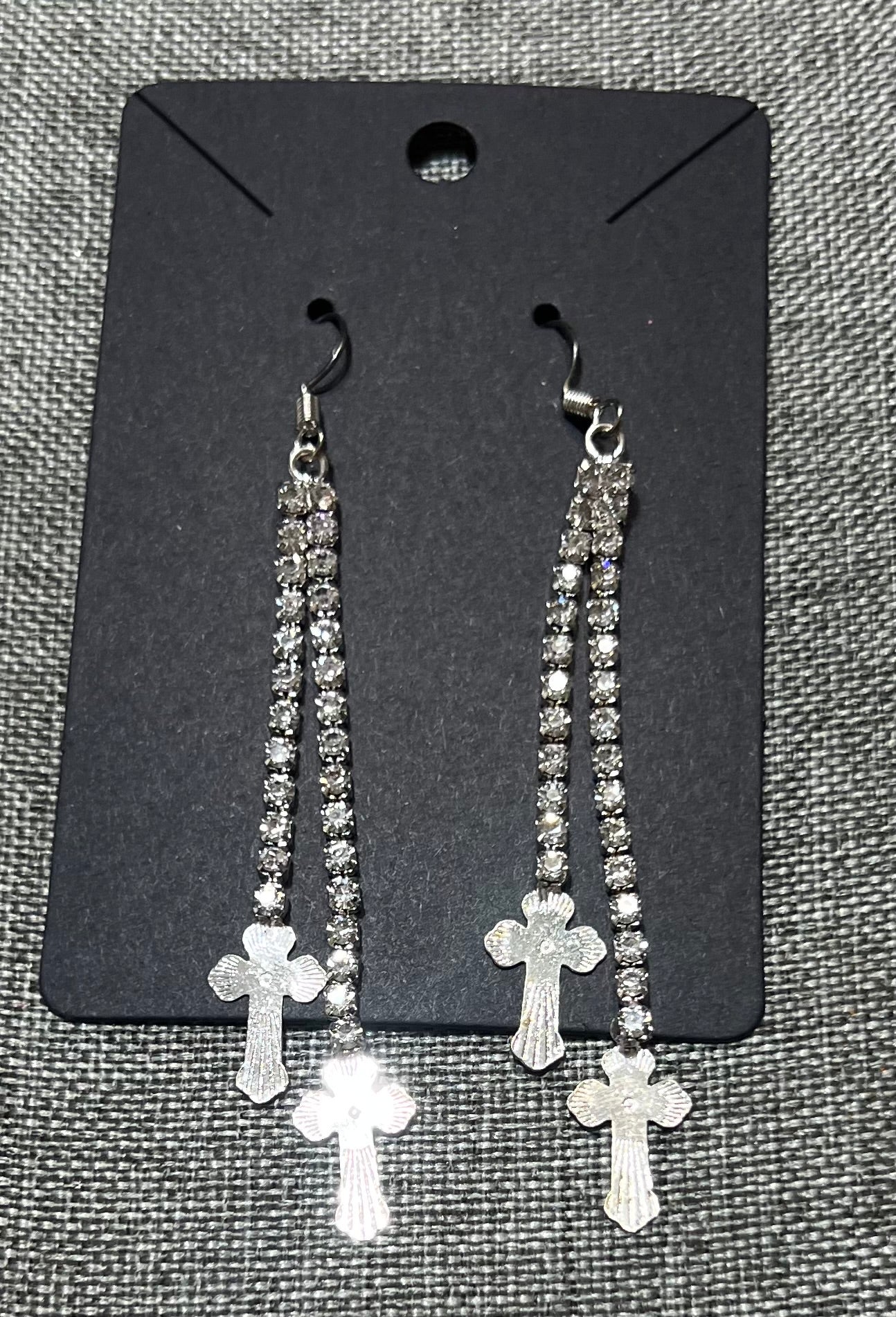 Cross earrings