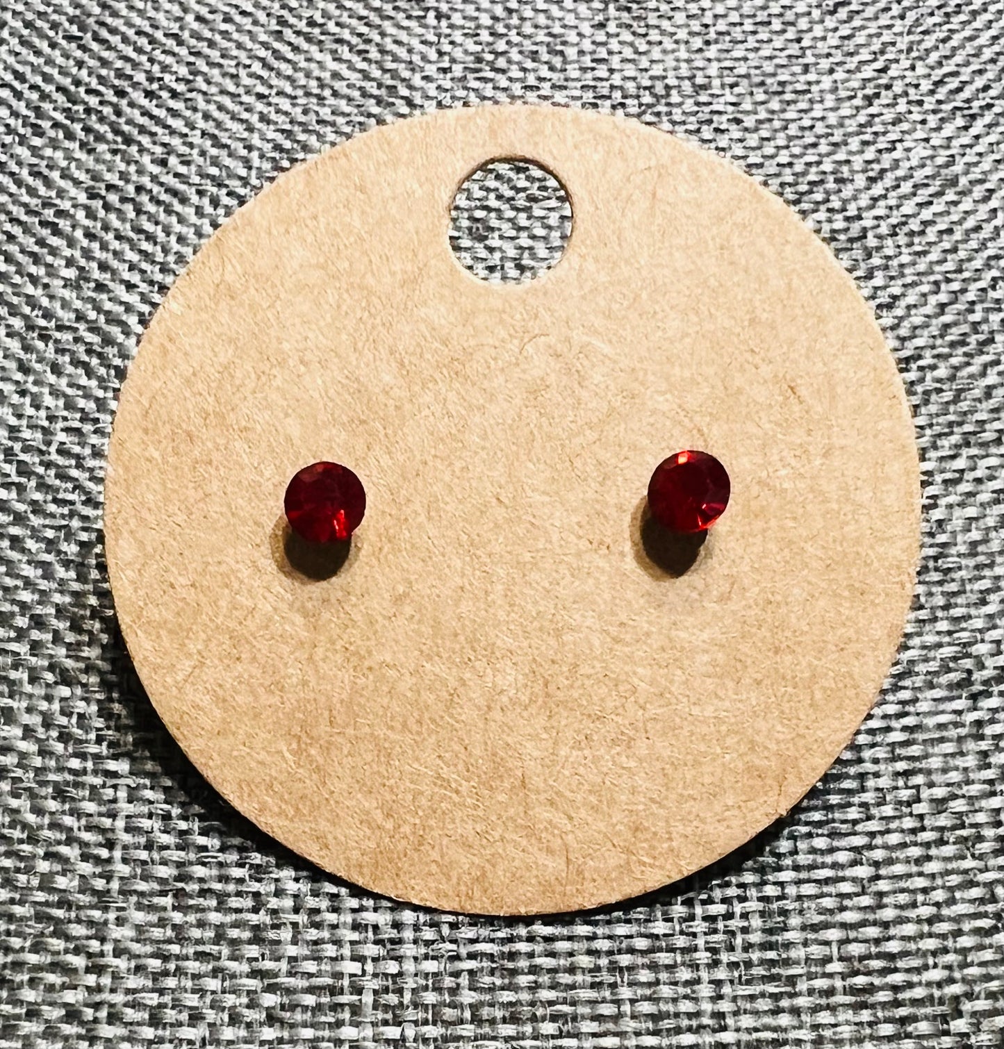 Red earrings