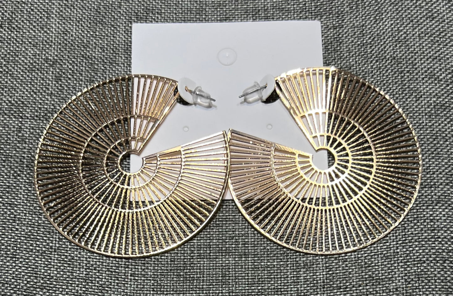 Gold earrings