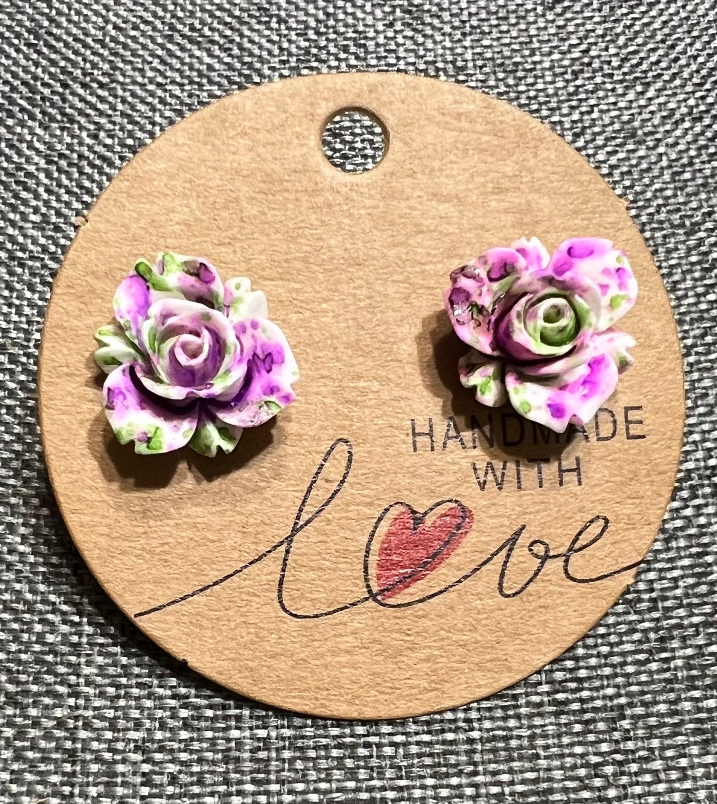 Flower earrings