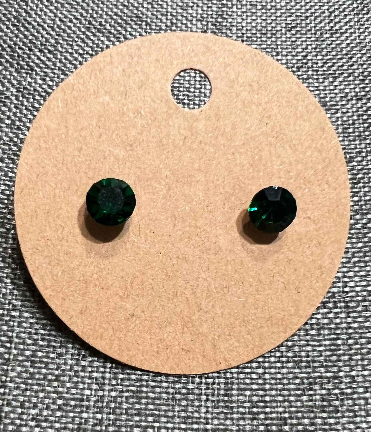 Green earrings