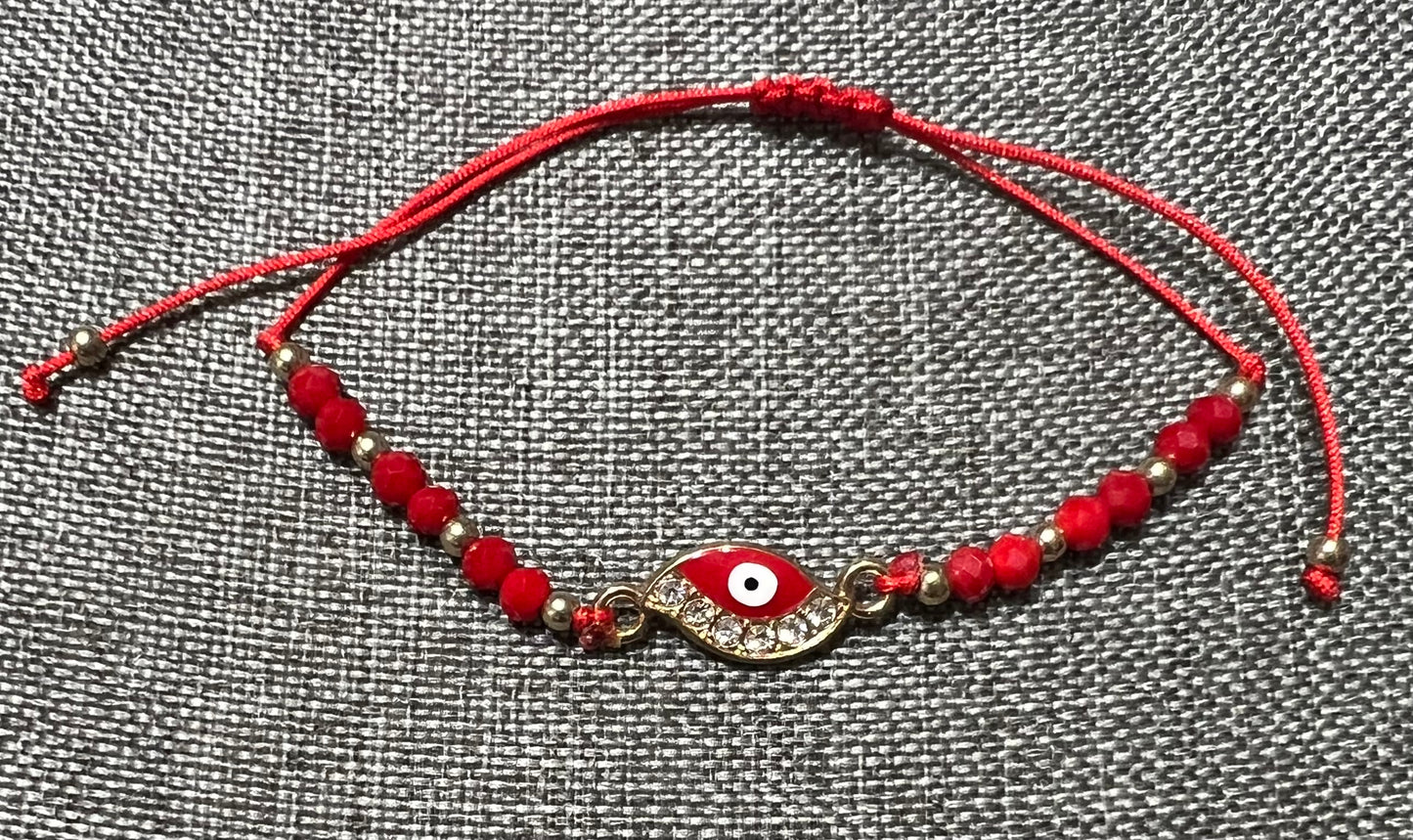 Red eye bracelet