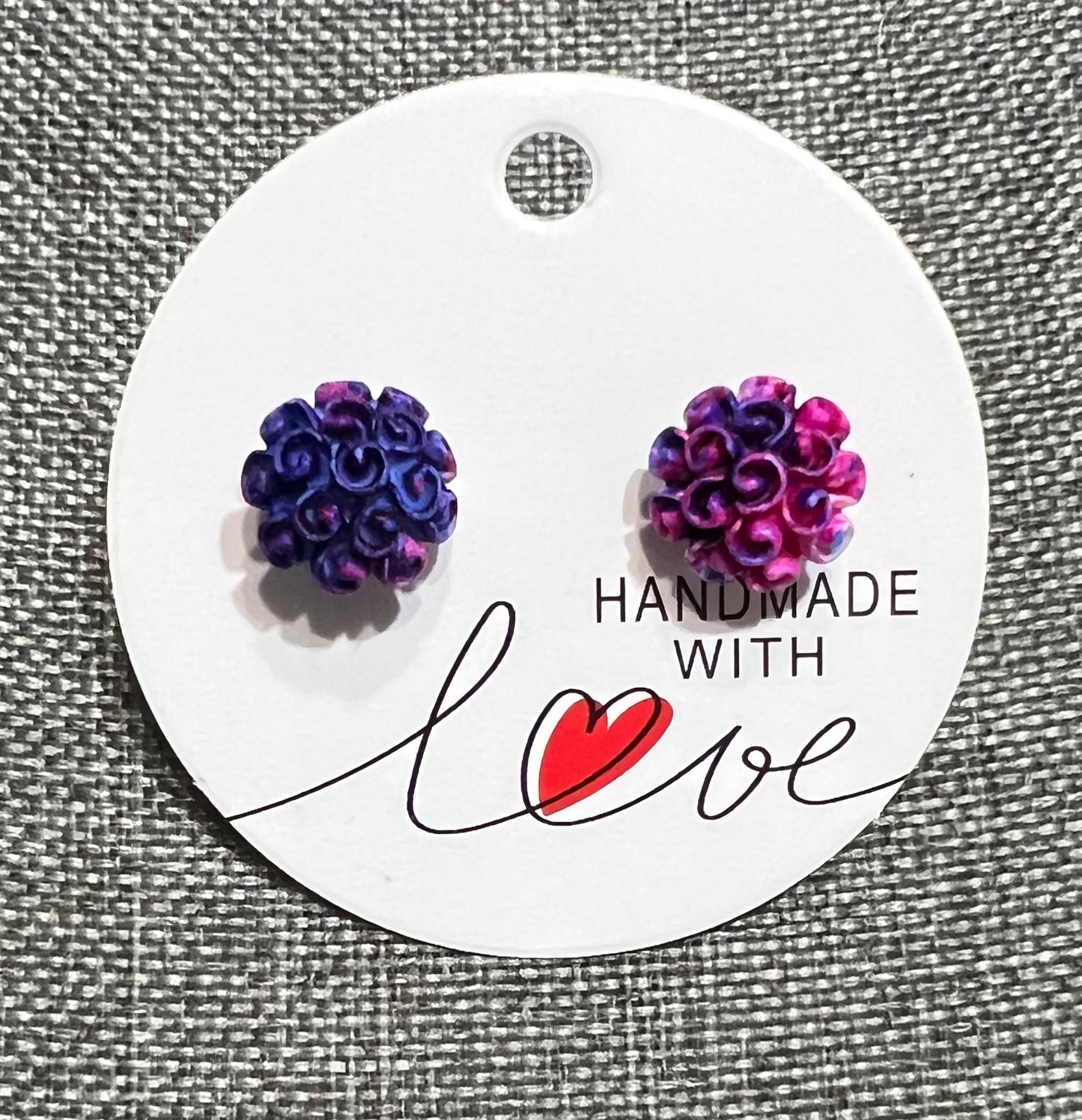 Flower bouquet earrings