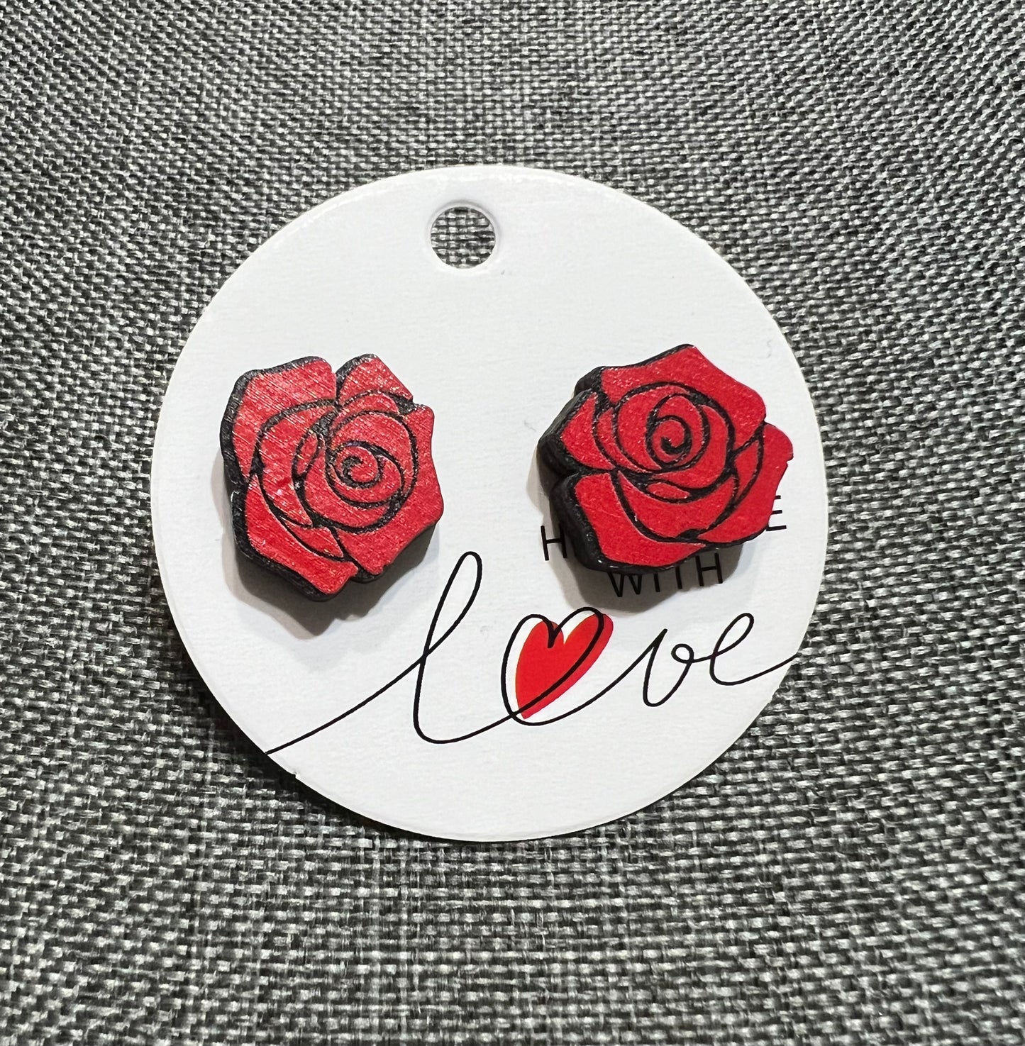 Valentines earrings