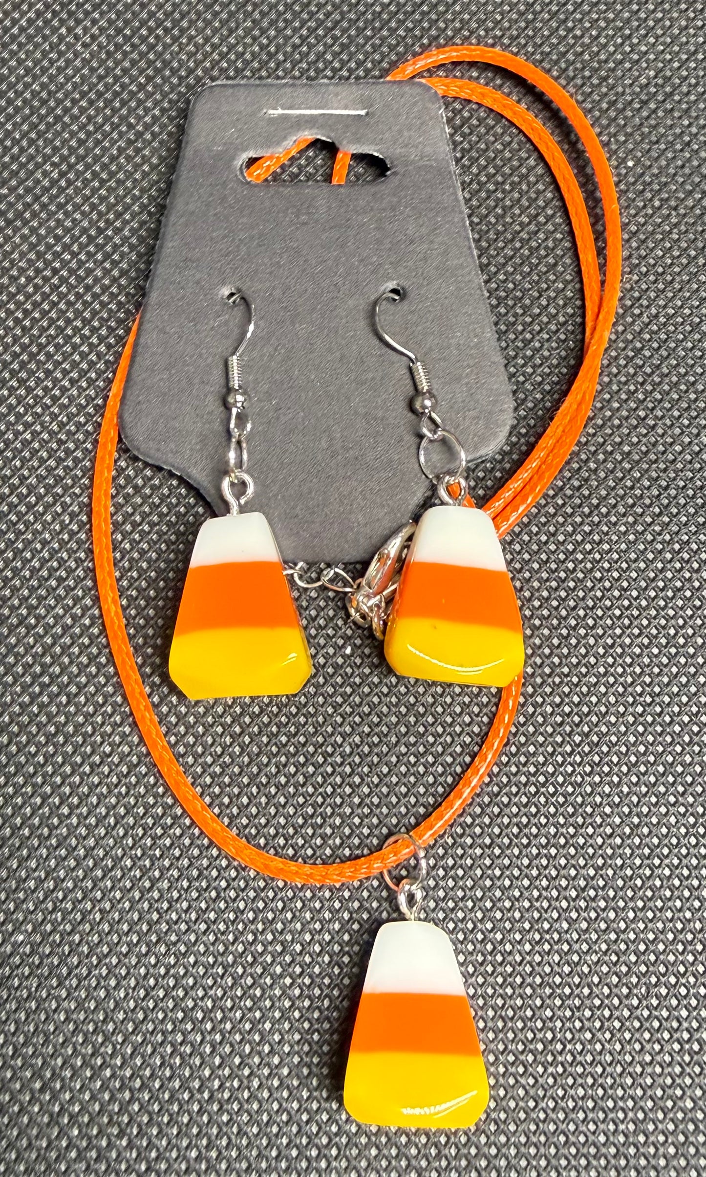 Halloween earrings and necklaces