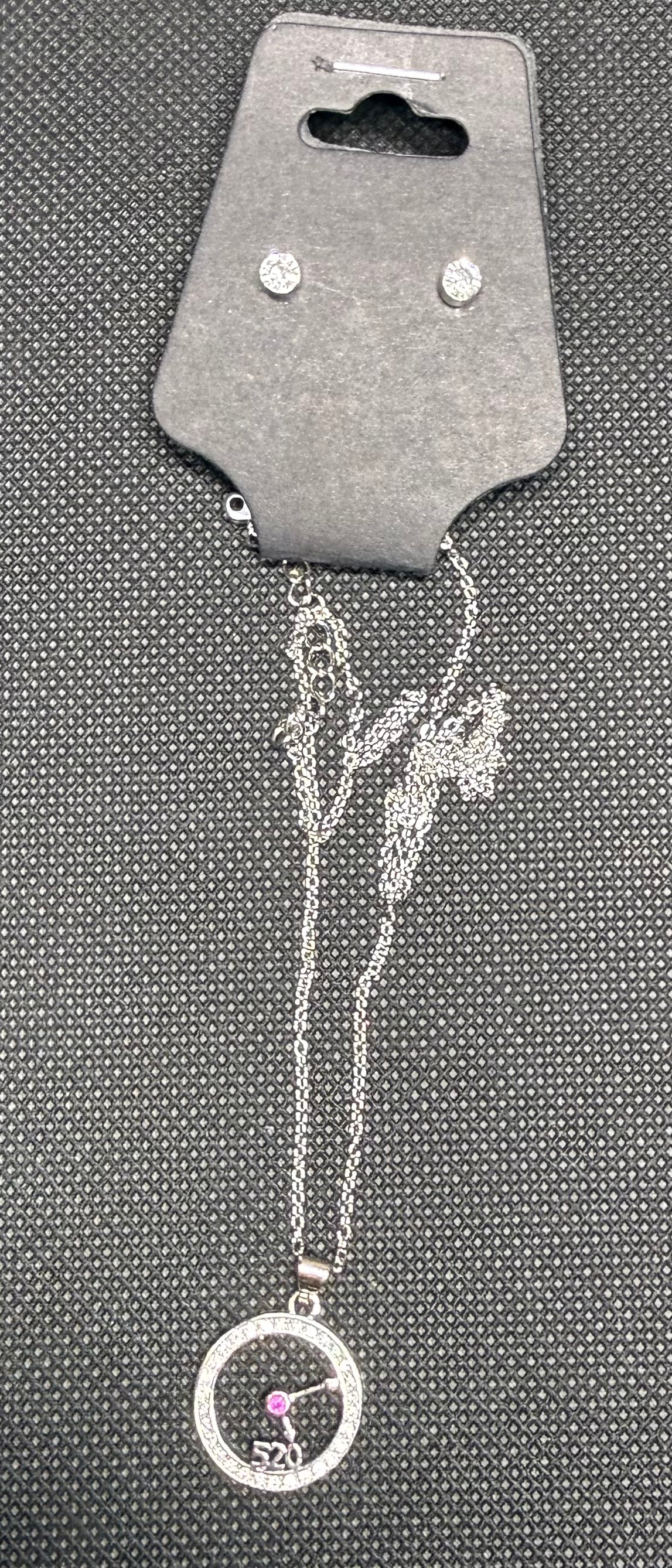 Necklace and earrings set