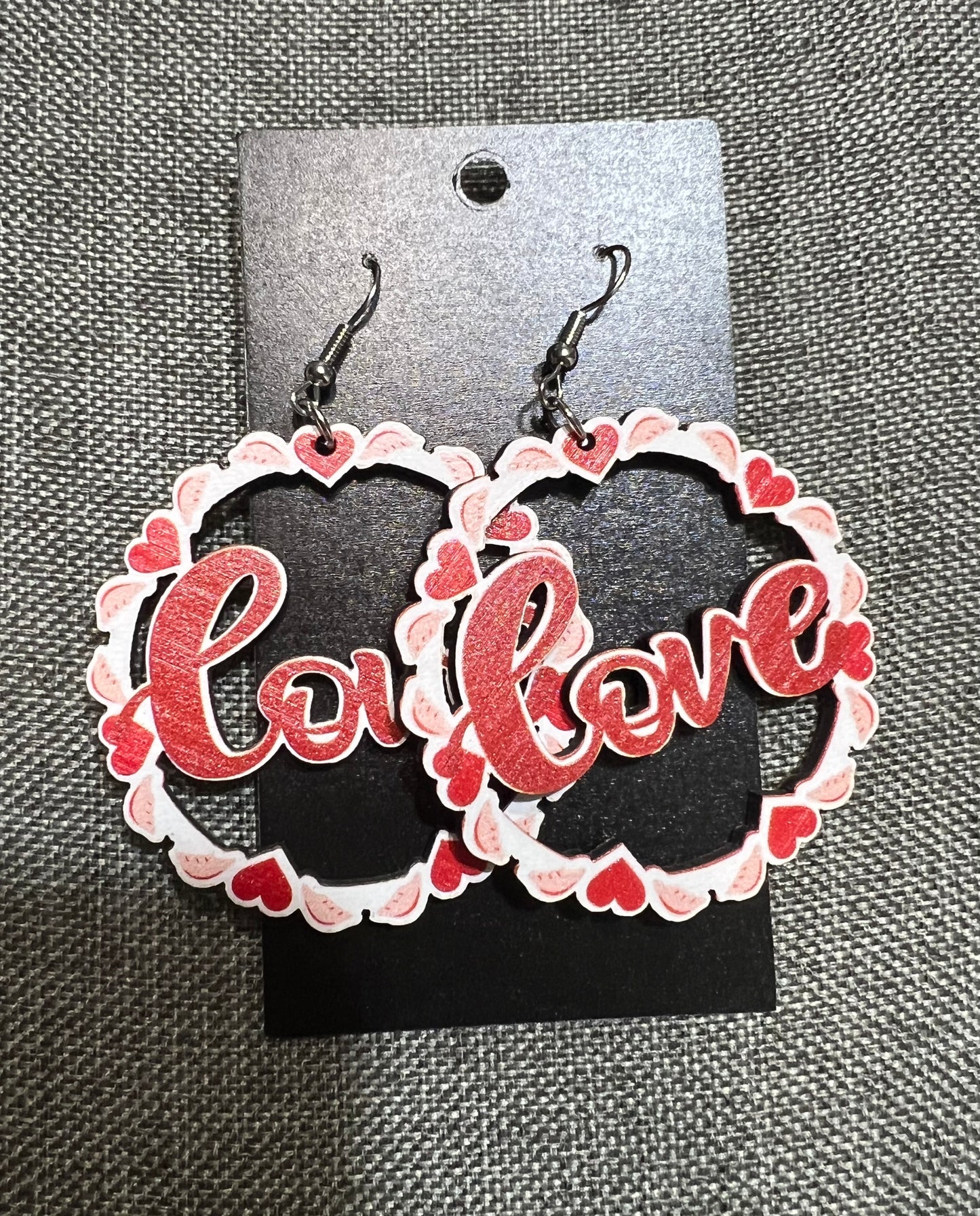 Valentines earrings