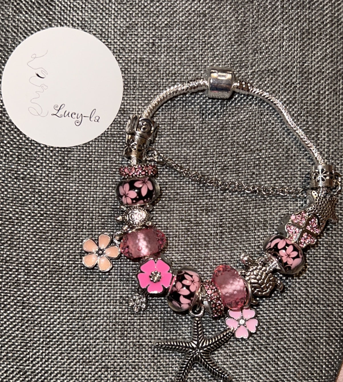 Pink lovers bracelet