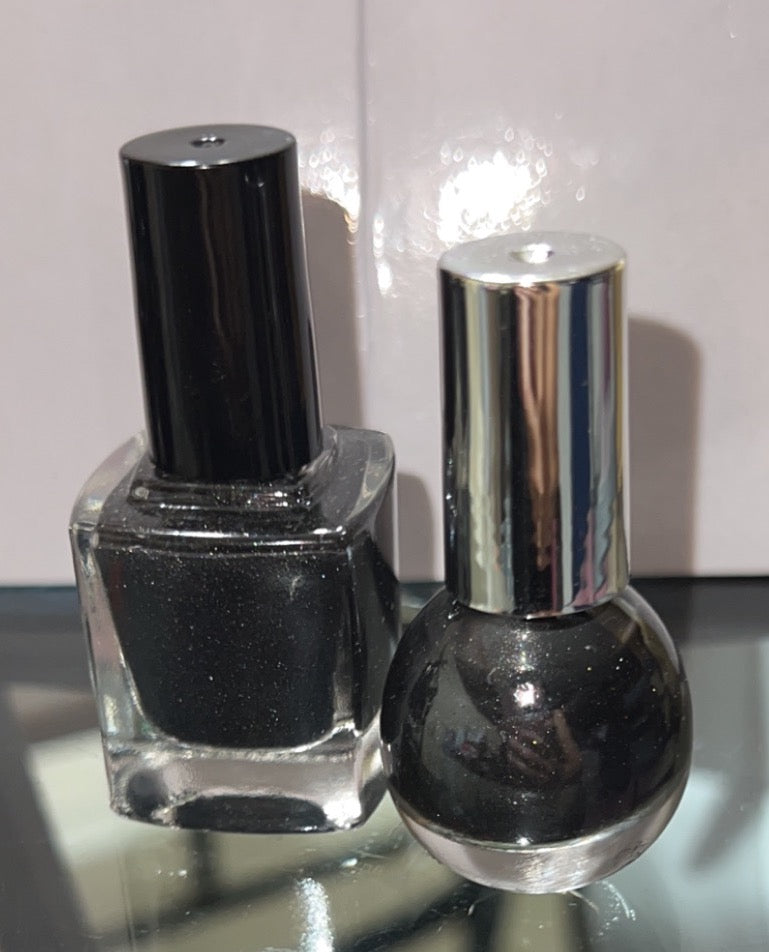 Black night nail polish