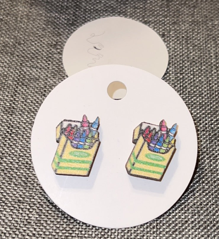 Back to school earrings