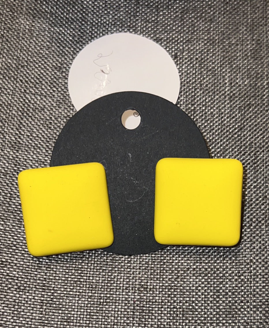 Square earrings