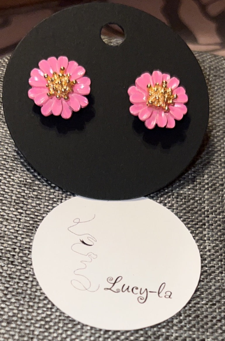 Flower earrings