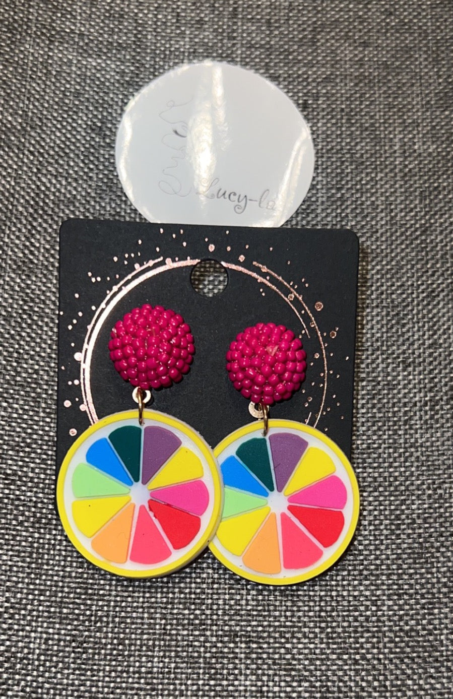 Colorful earrings