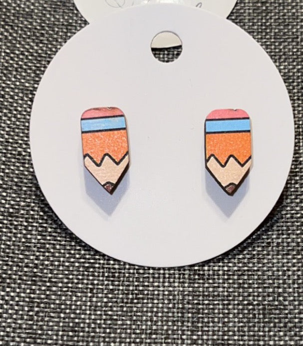 Back to school earrings