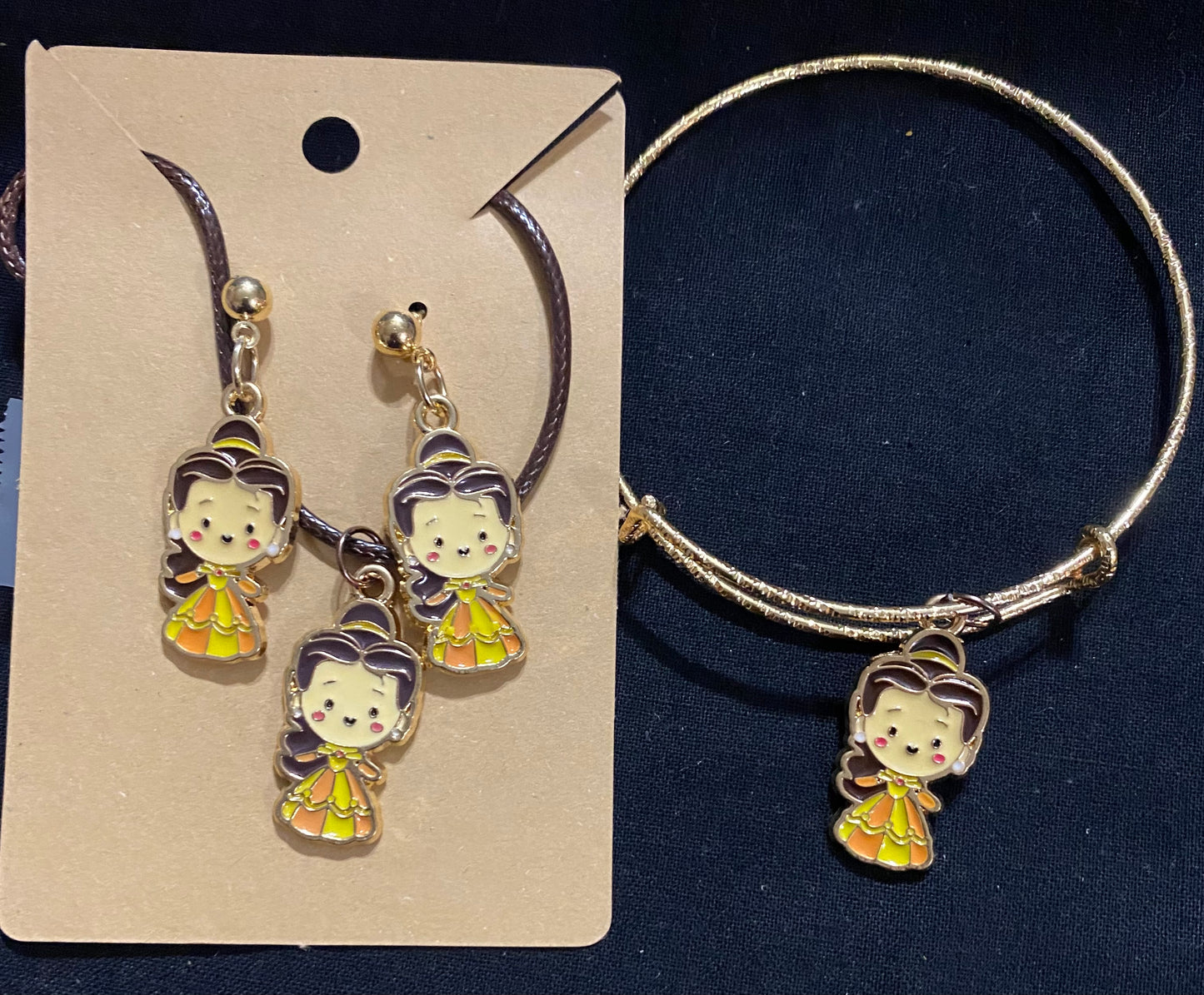 Baby belle earrings necklace and bracelet set fantasy garments