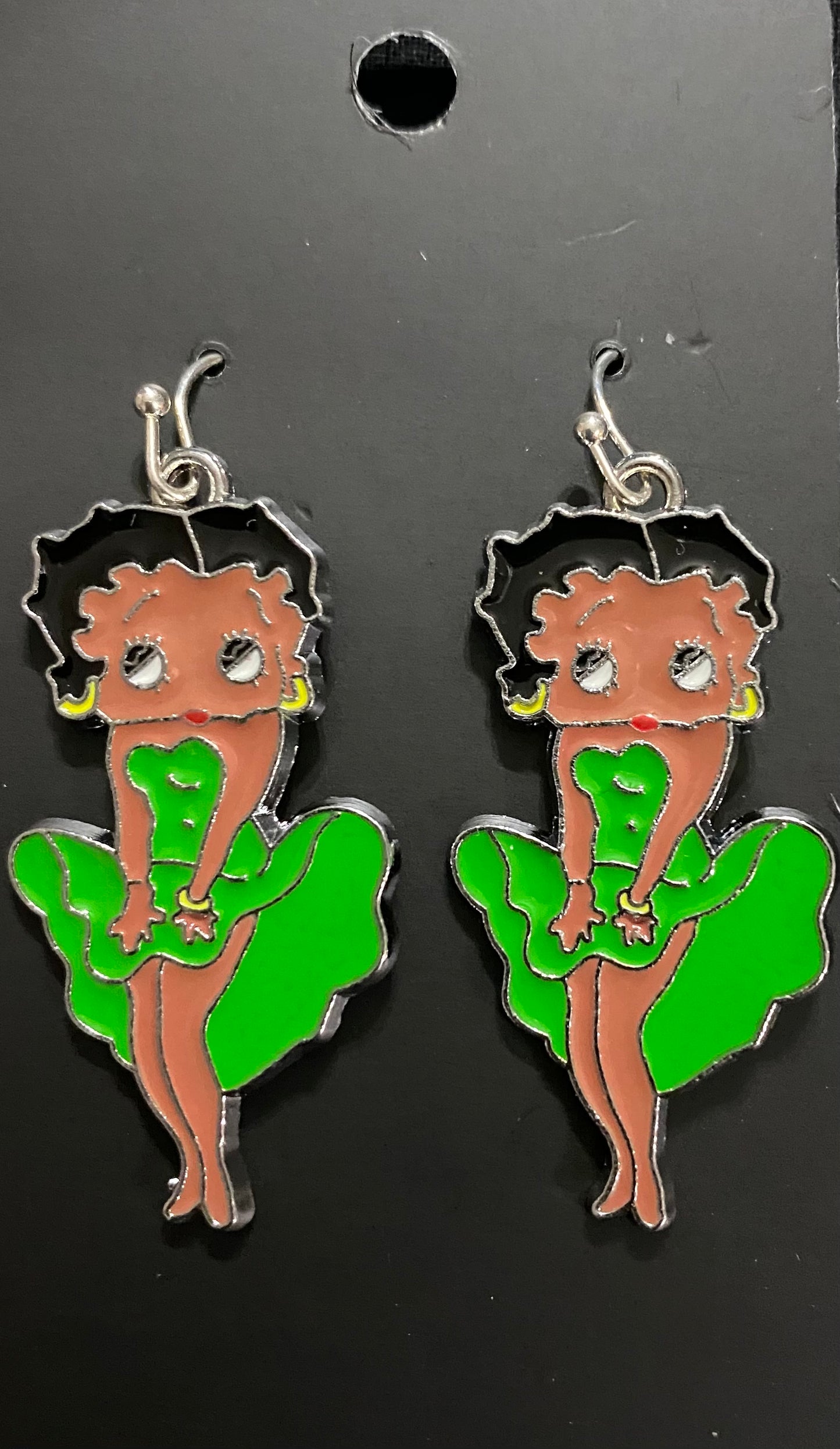 Betty green earrings special edition fantasy garments