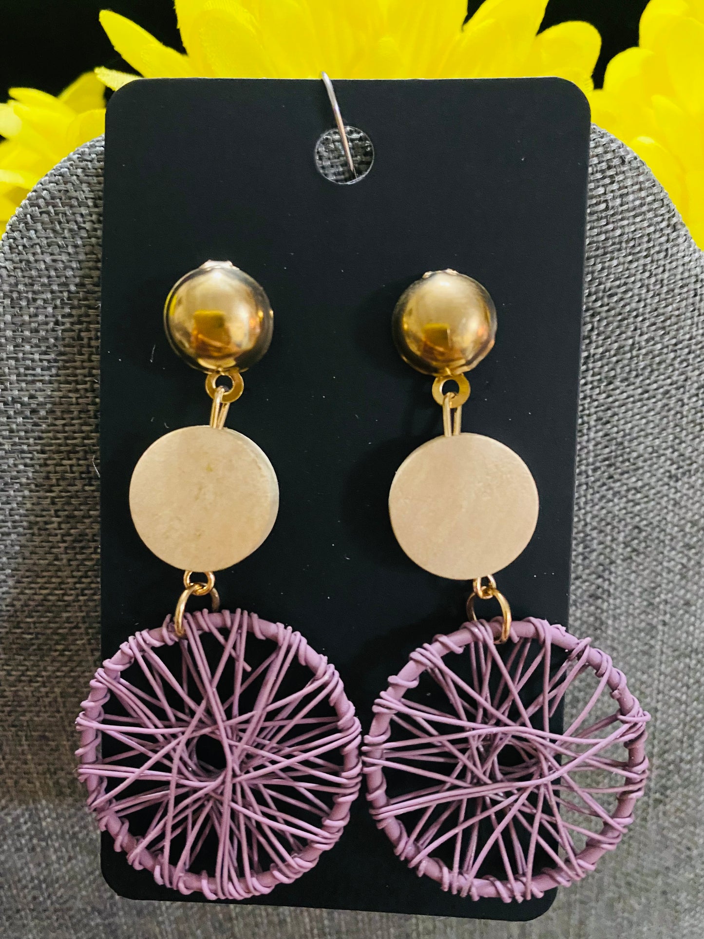 Dream catcher earrings