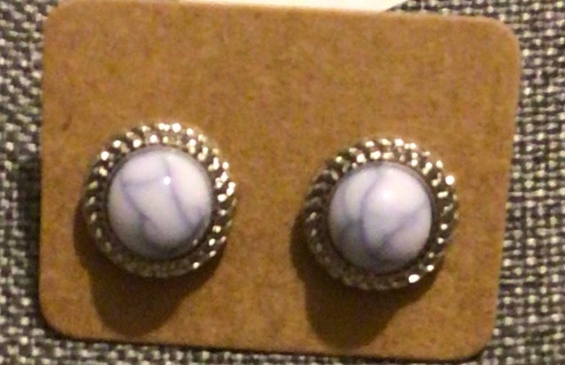 Marble earrings