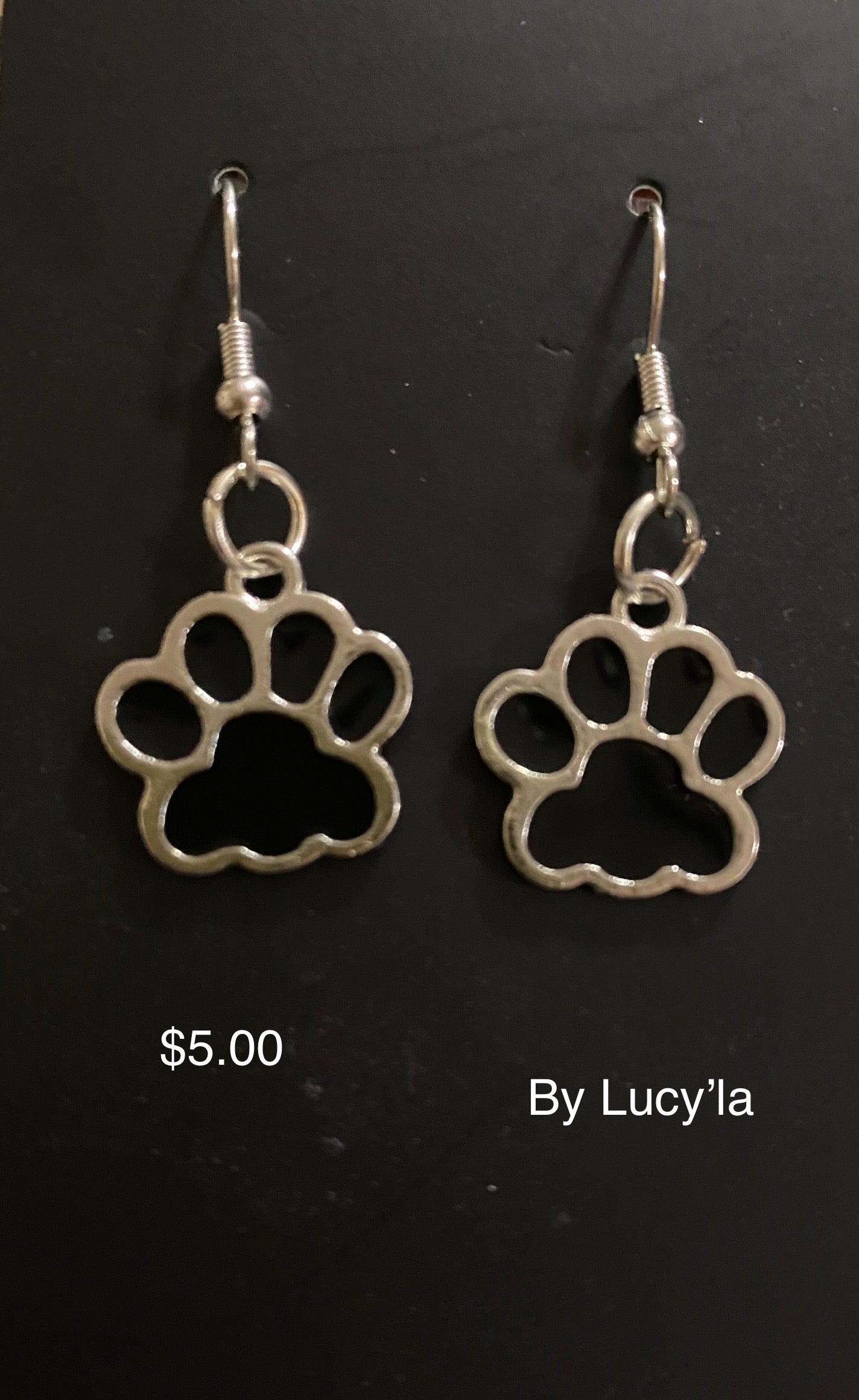 Paw earrings