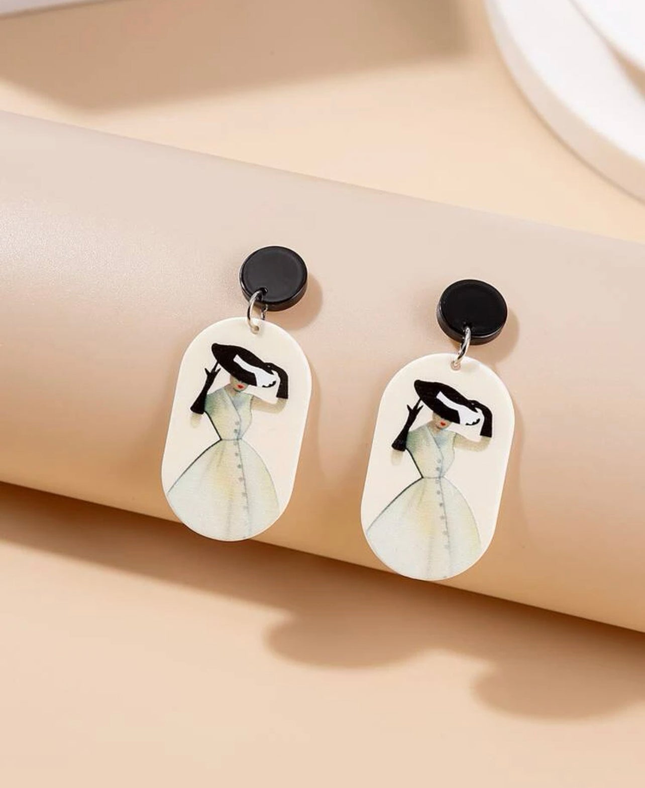 Powerful woman earrings