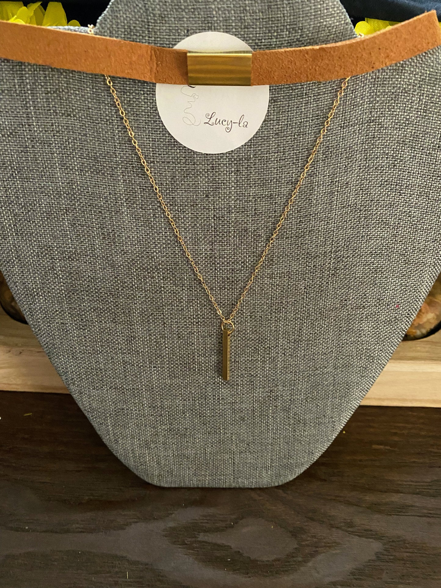 Doble necklace chocker and long necklace