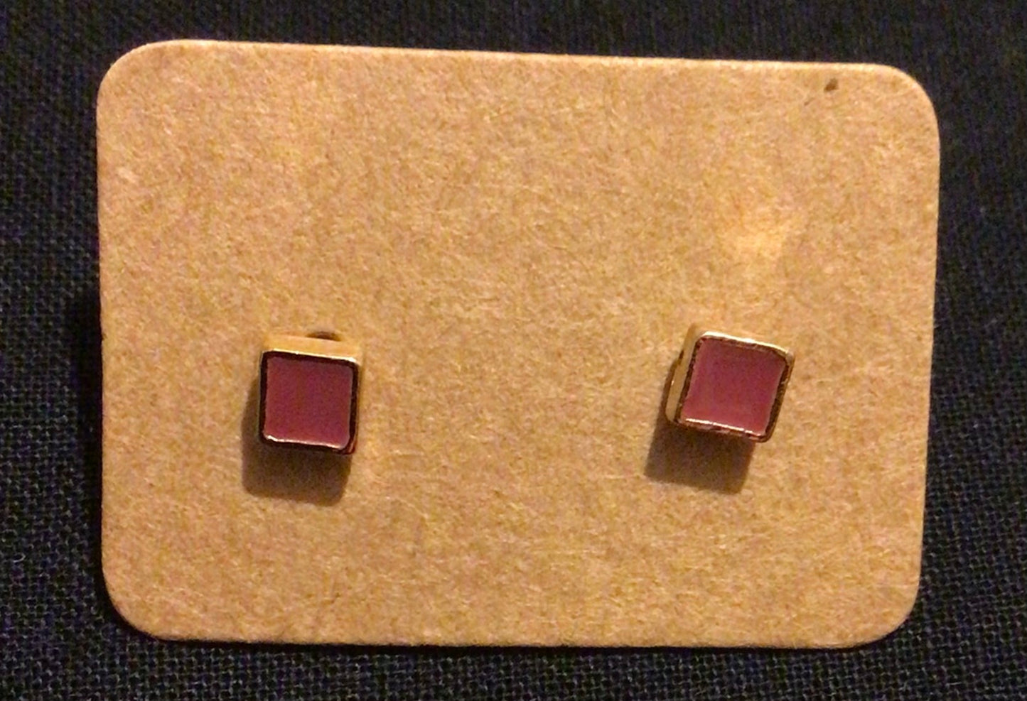 Square small earrings