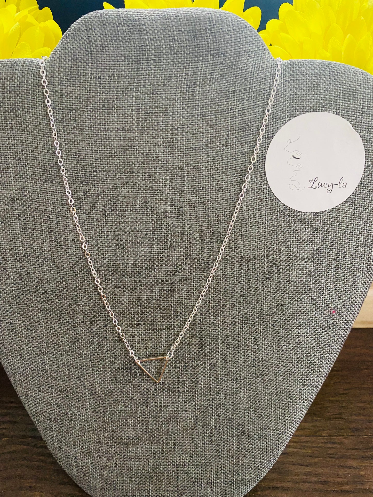 Triangle necklace
