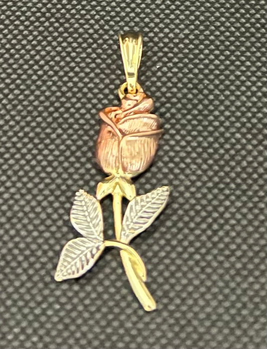 0ro laminado rose charms