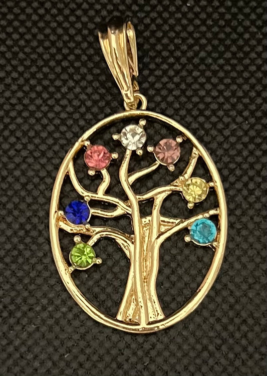 0ro laminado tree of life charms