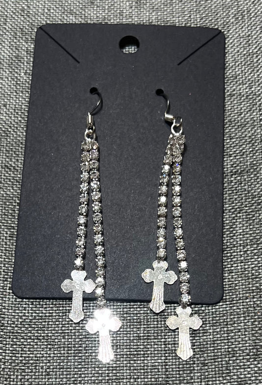 Cross earrings