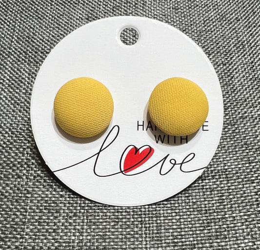 Yellow earrings