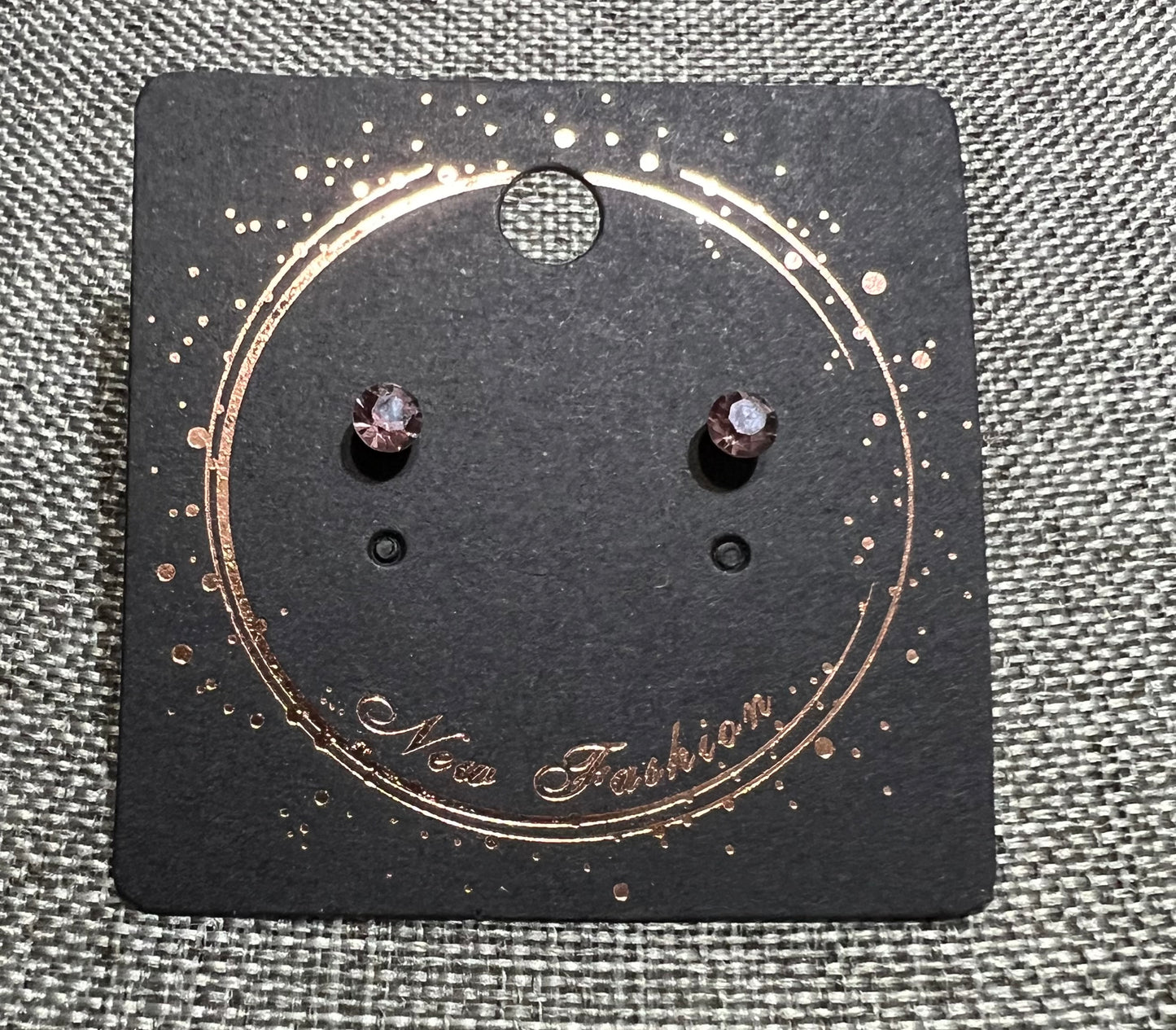 Small light pink earrings