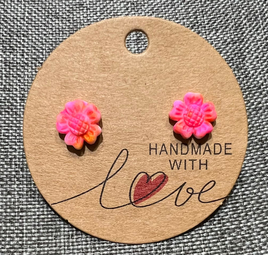 Sunflower earrings