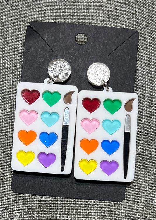 Makeup earrings