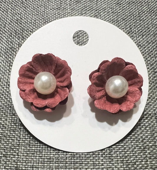 Flower earrings