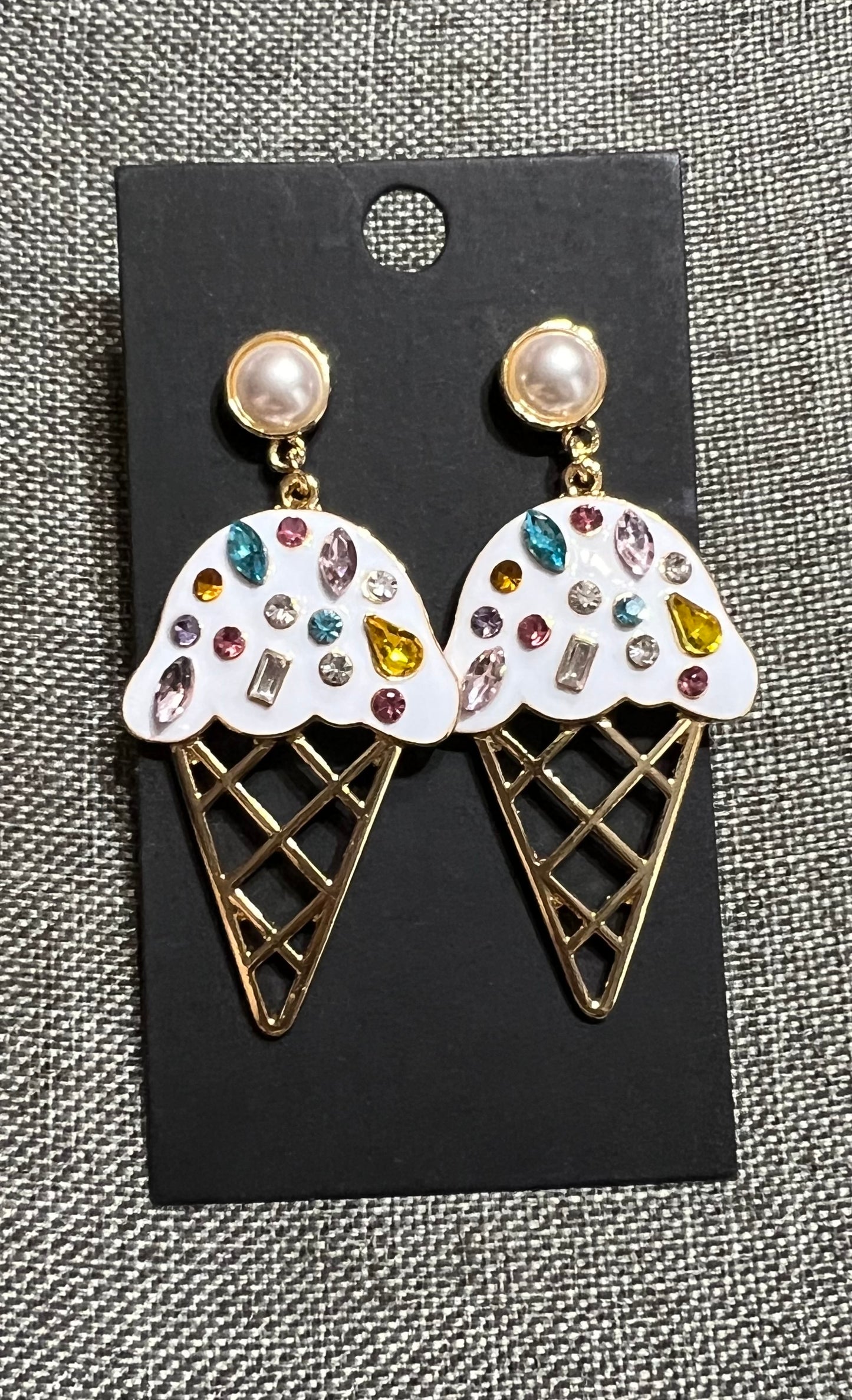 Ice cream earrings