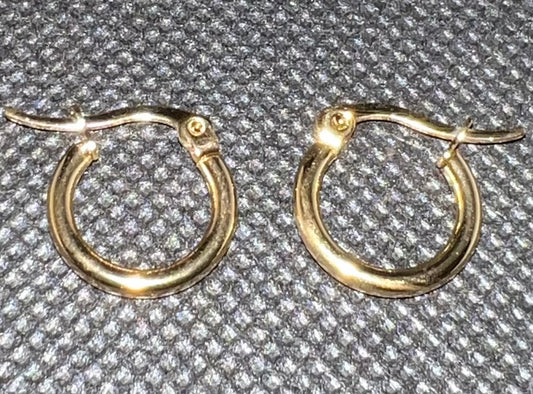 0ro laminado small earrings