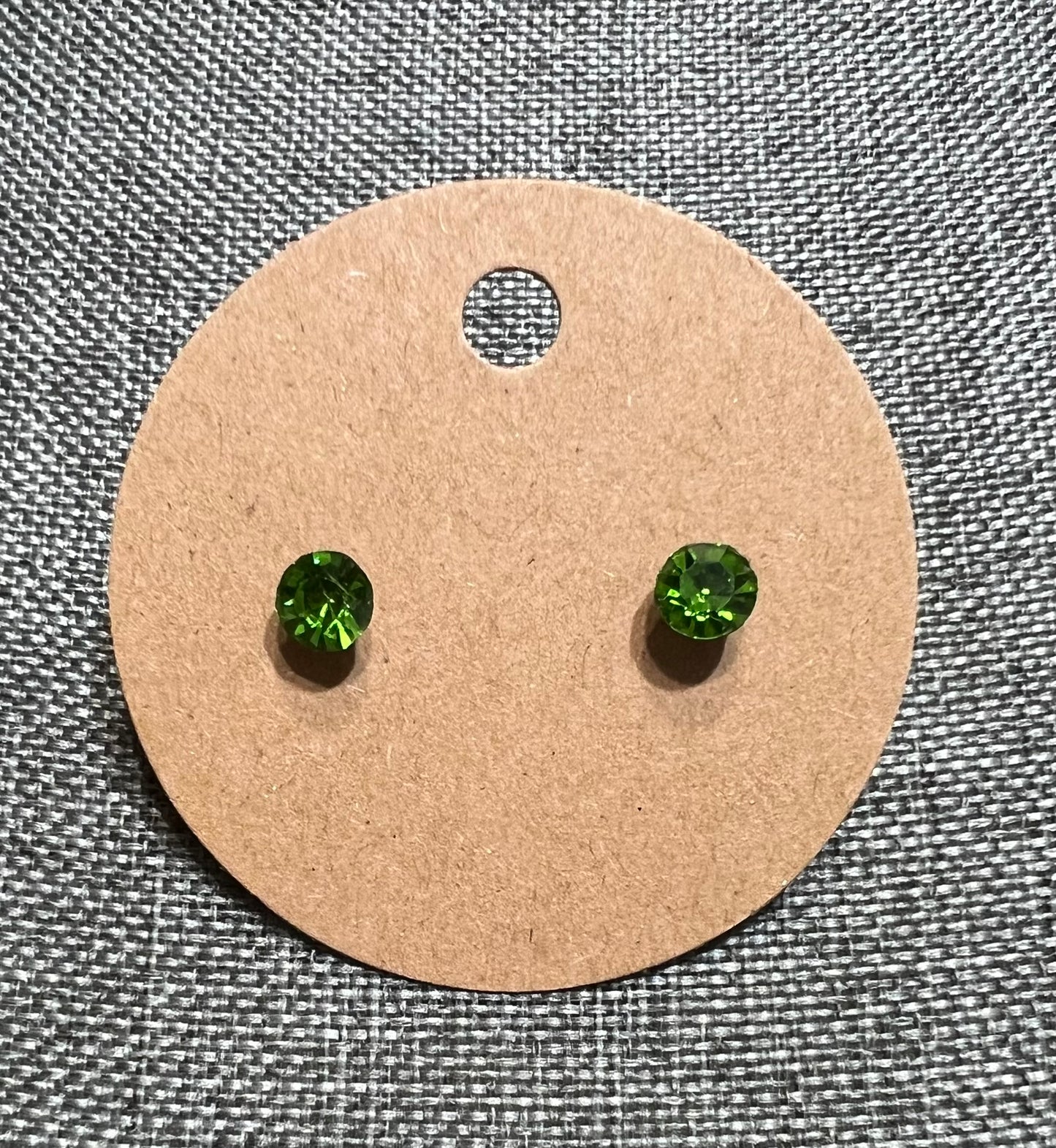 Green earrings