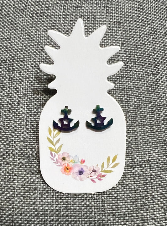 Anchor earrings