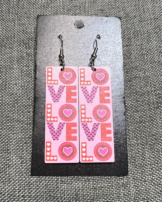 Valentines earrings