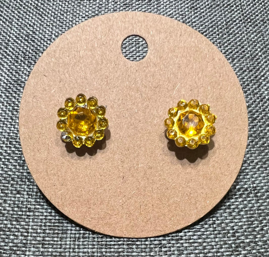 Yellow earrings