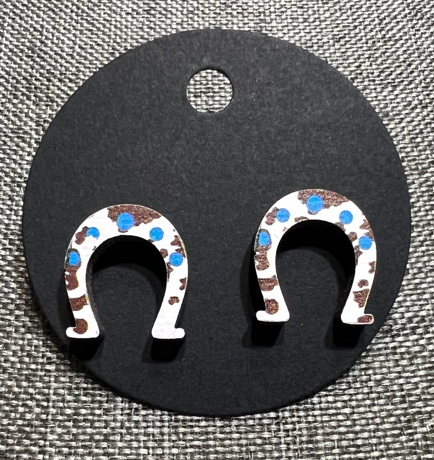 Horse power earrings