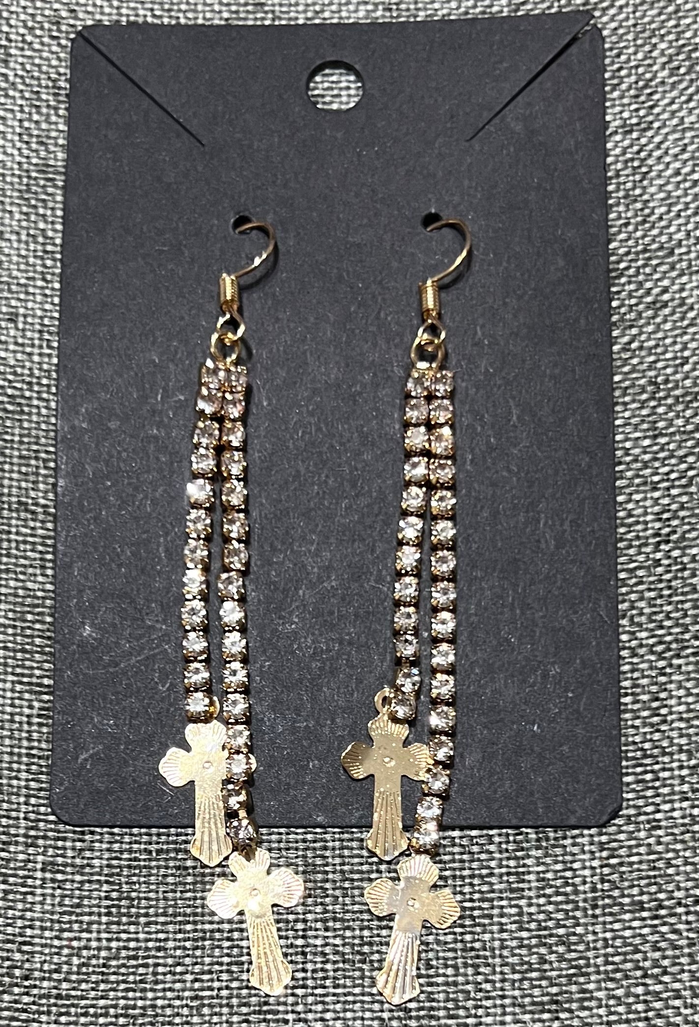 Cross earrings