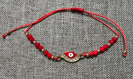 Red eye bracelet