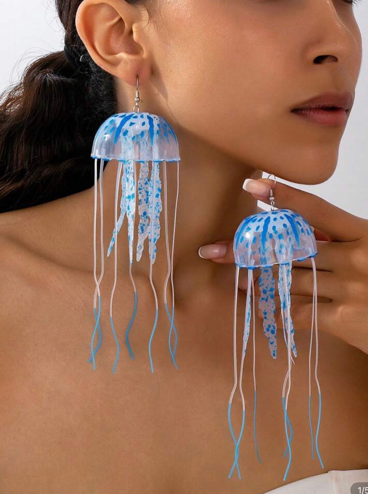 Jelly fish earrings