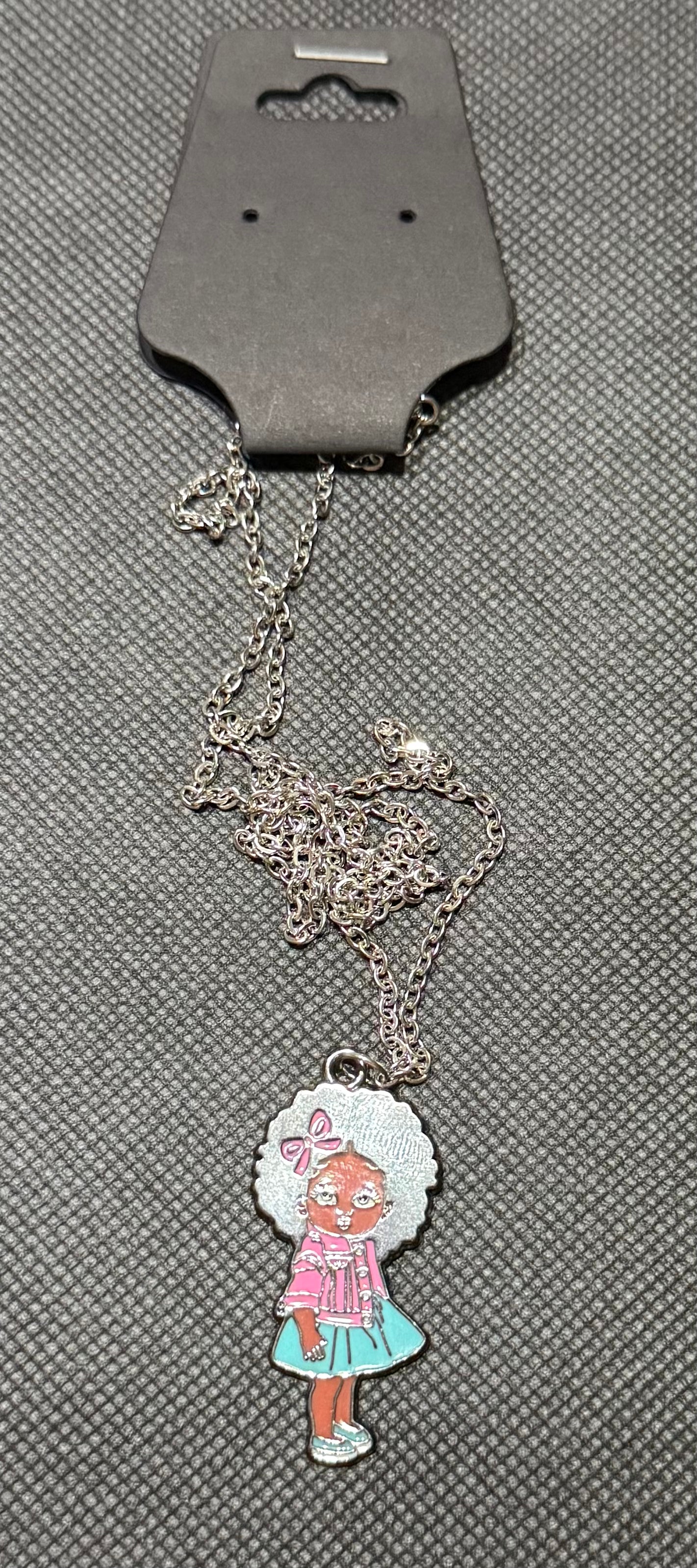 Little girl long necklace