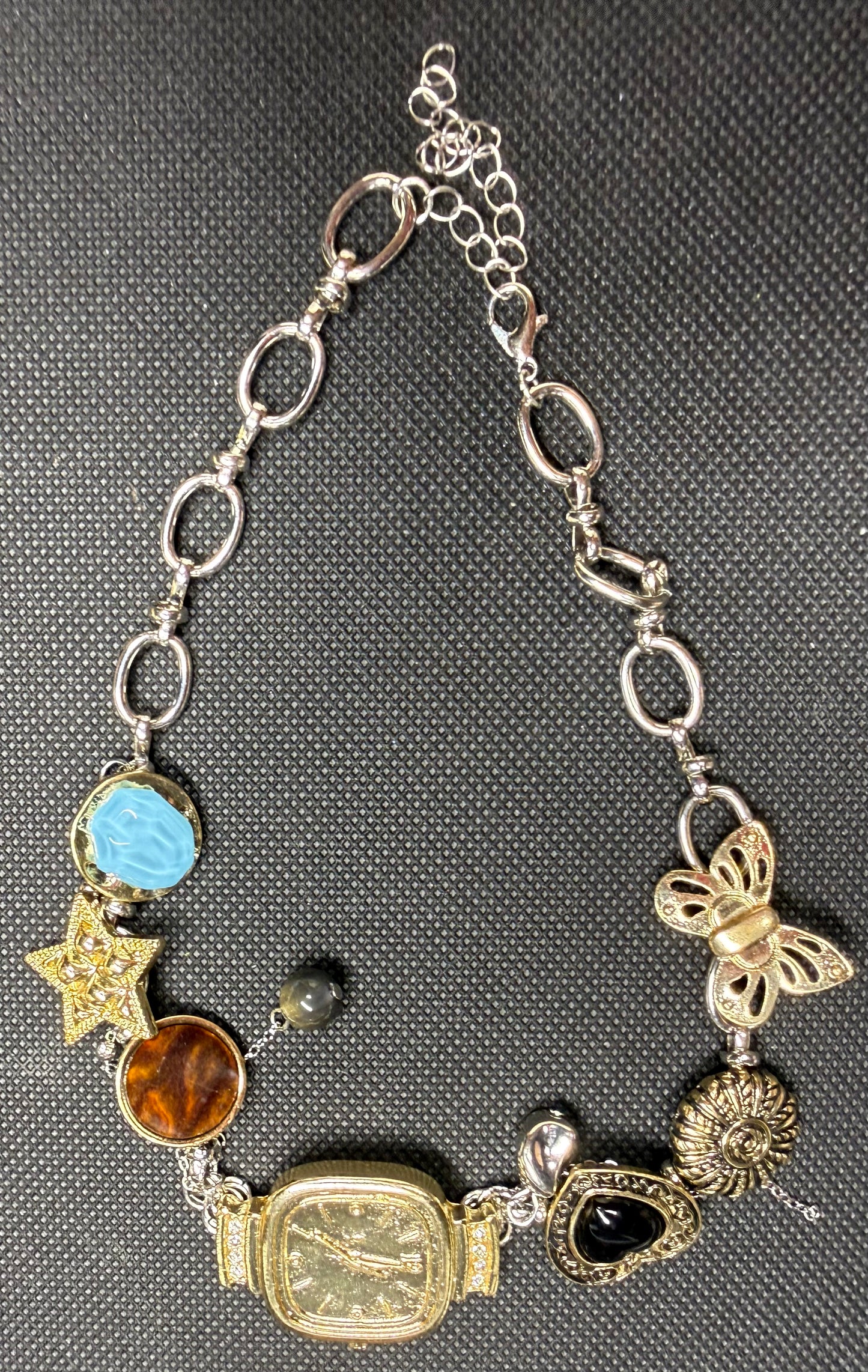 Clock necklace