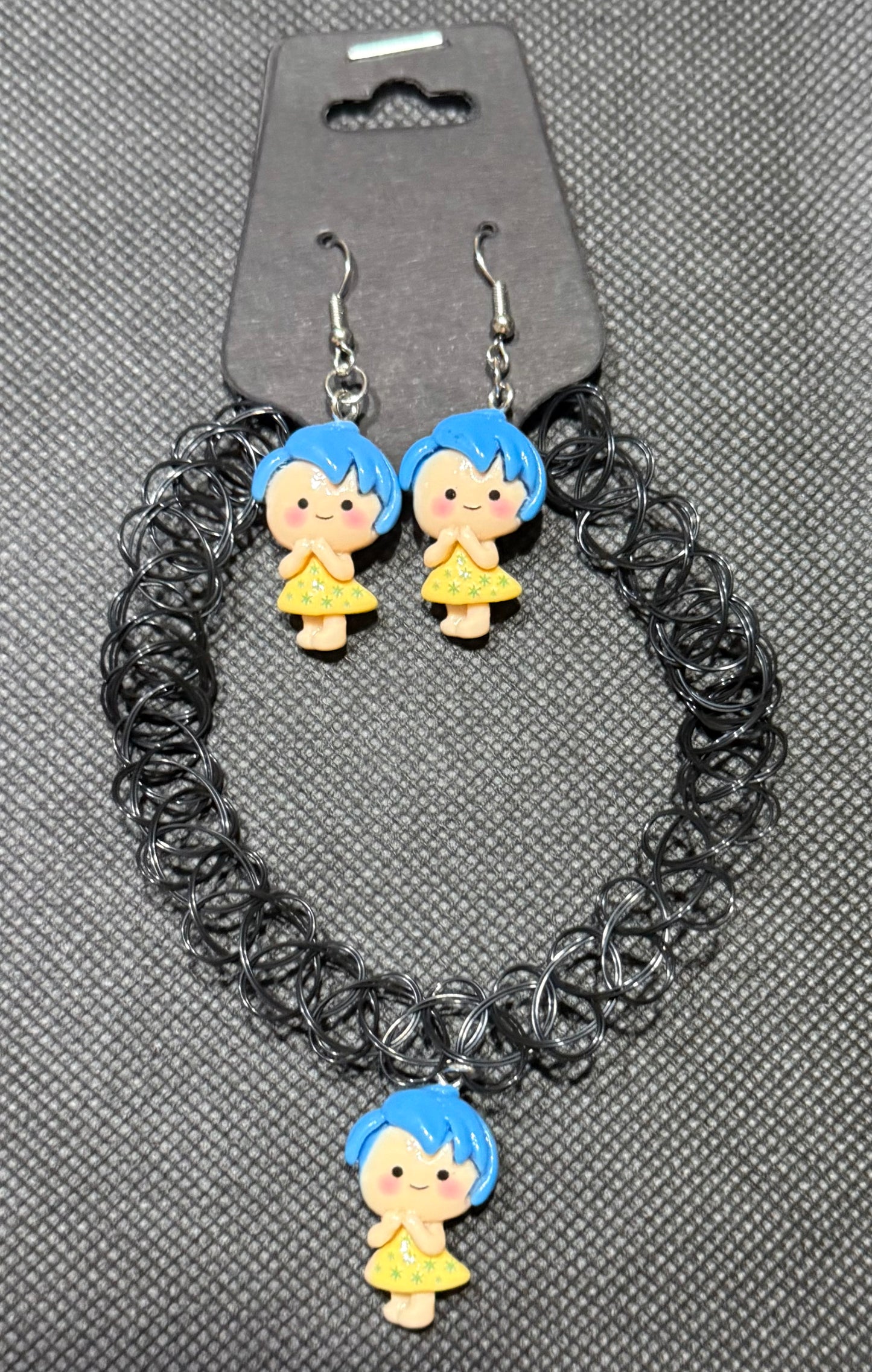 Happiness chocker and earrings set