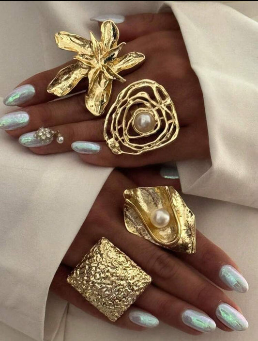 4 pieces rings