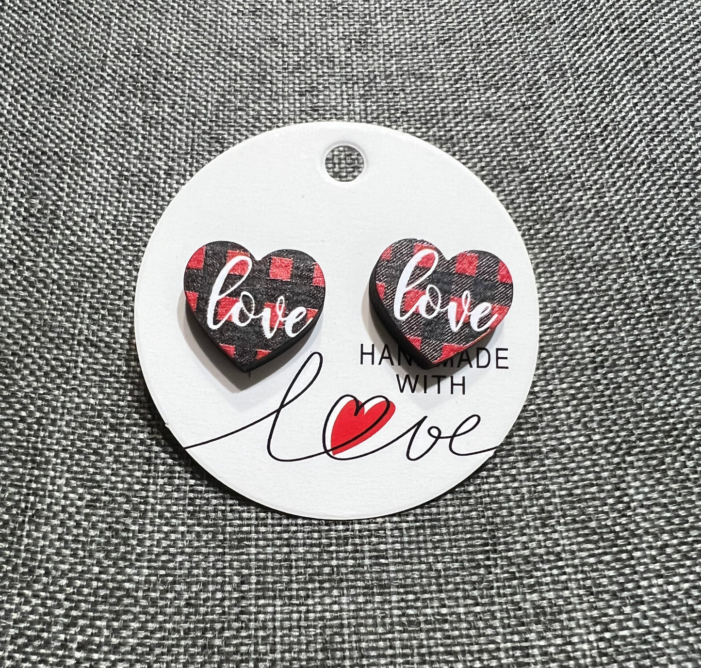 Valentines earrings
